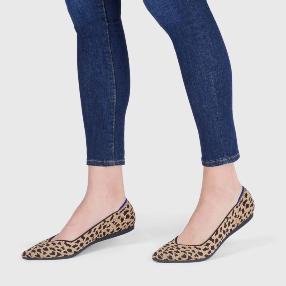 Rothy’s The Point Ballet Flat In Cheetah Print - image 1